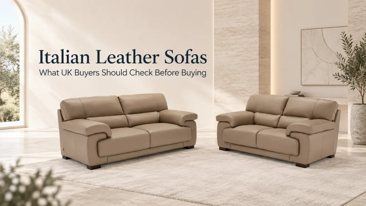 Italian Leather Sofas: UK Buying Guide